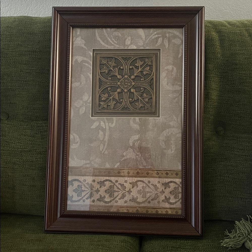 Elegant Brown Wall Decor Panel